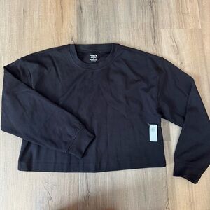 NWT Old Navy Dynamic Fleece Oversized Crop Sweatshirt